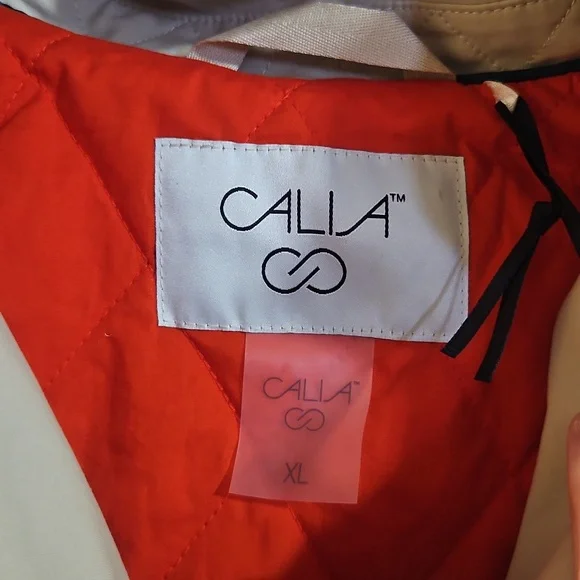 CALIA Women’s Crop Trench Jacket: KHAKI SAND: NEW WITH TAGS: SIZE XL - Picture 3 of 5